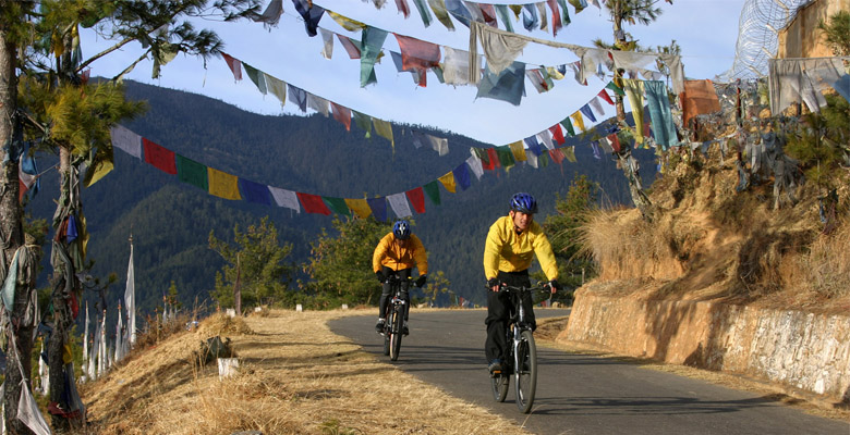 Cycling tour from Haa Valley to Thimphu