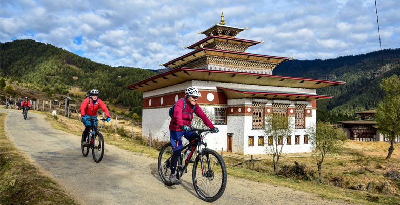 Mountain Biking in Bumthang Valley