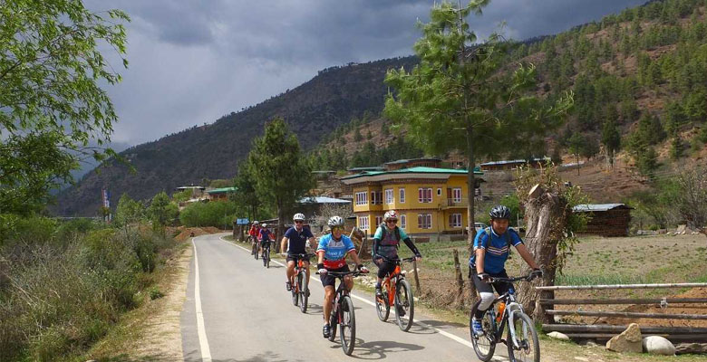 Scenic Phobjikha Mountain Bike Trail