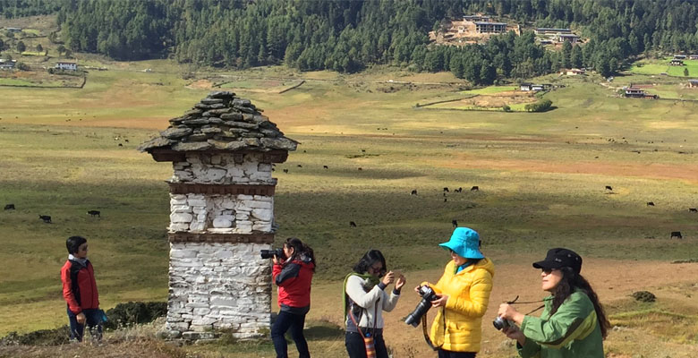 Join our Bhutan group birding watching tour