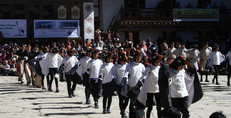 Crane Dance performance