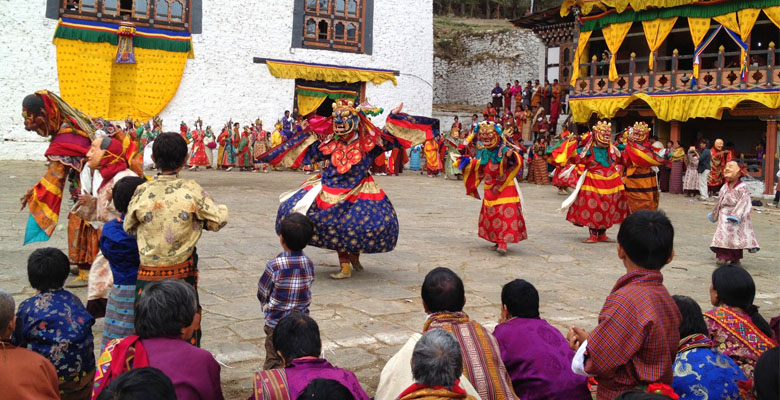 Mask Dances in Thimphu Tshechu