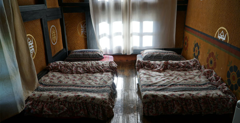 Paro Homestay Room