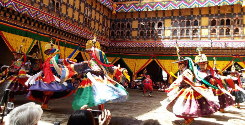 Get some festivals photographs in Bhutan