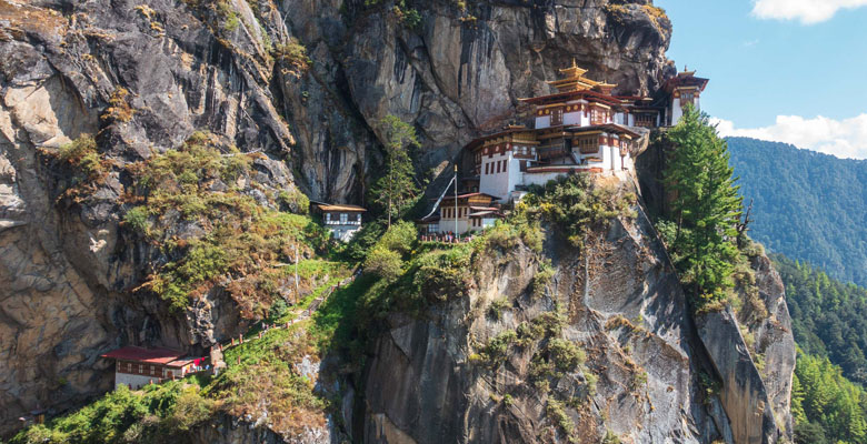 Taktshang Monastery in Spring