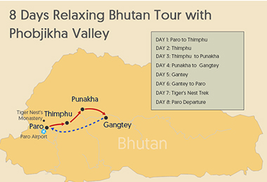 10 Days Bhutan Tour with Highlights from the West to East