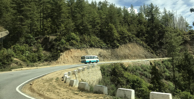 Bhutan Highway Road Condition