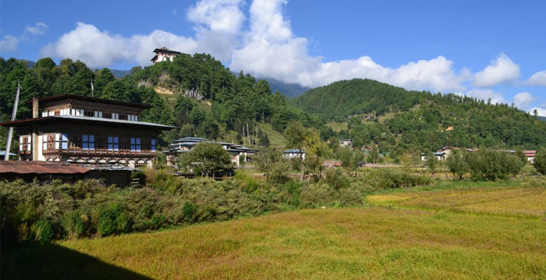 Bumthang in central of Bhutan