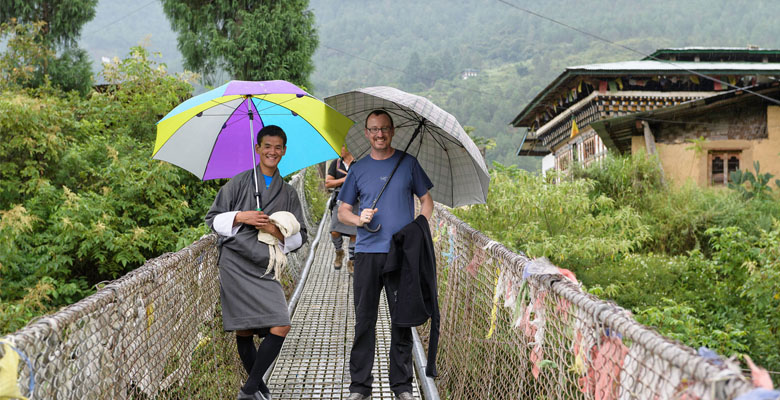 Visit Punakha Suspension Bridge