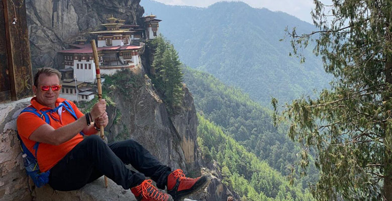 Meditation in Taktshang Monastery