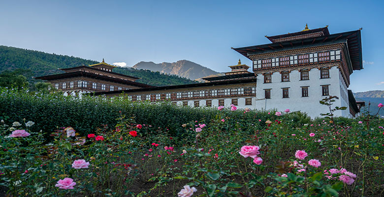 Fabulous Thimphu Tashichho Dzong in May