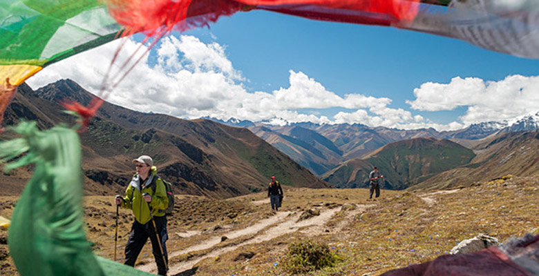 March is the start trekking season In Bhutan