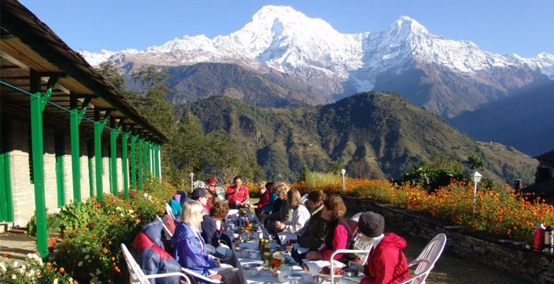  Lush meadows and bright blooms in summer Nepal 