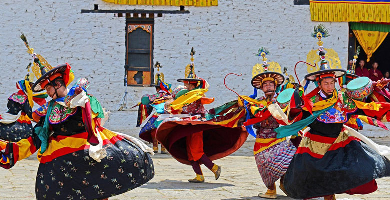  Trongsa Tshechu is held in winter Bhutan 