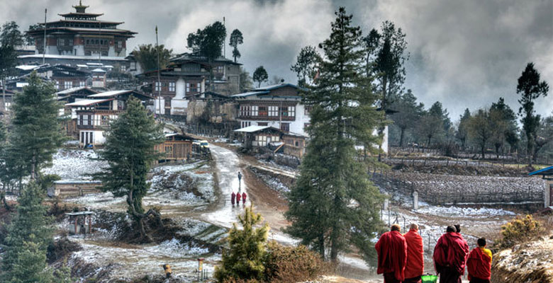 Bhutan Snow in December